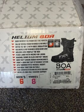 NWT - Helium BOA Men's/ Women’s Black Snow Boots